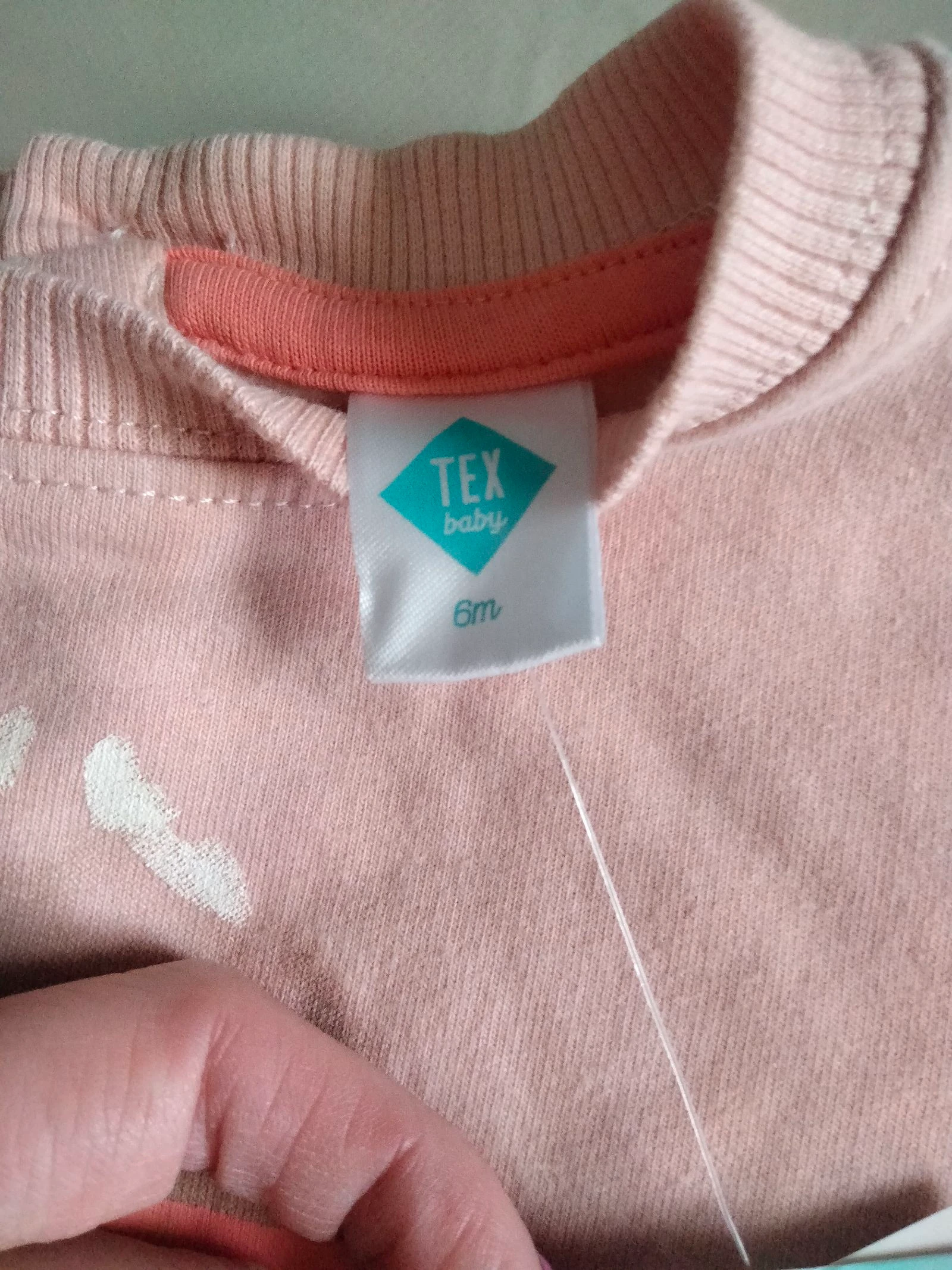 Sudadera bebé | Tex | Nuevo con etiqueta | Rosa | 6 meses – photo 3